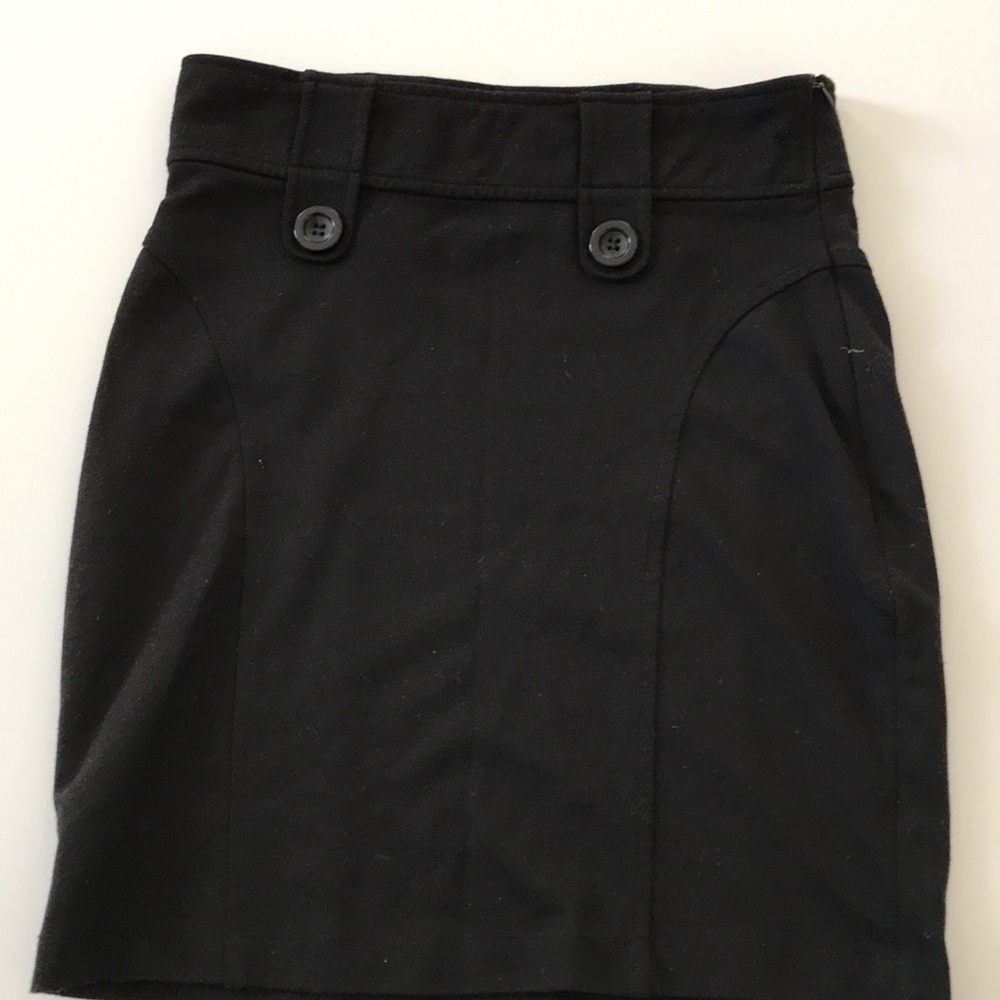 Black pencil skirt